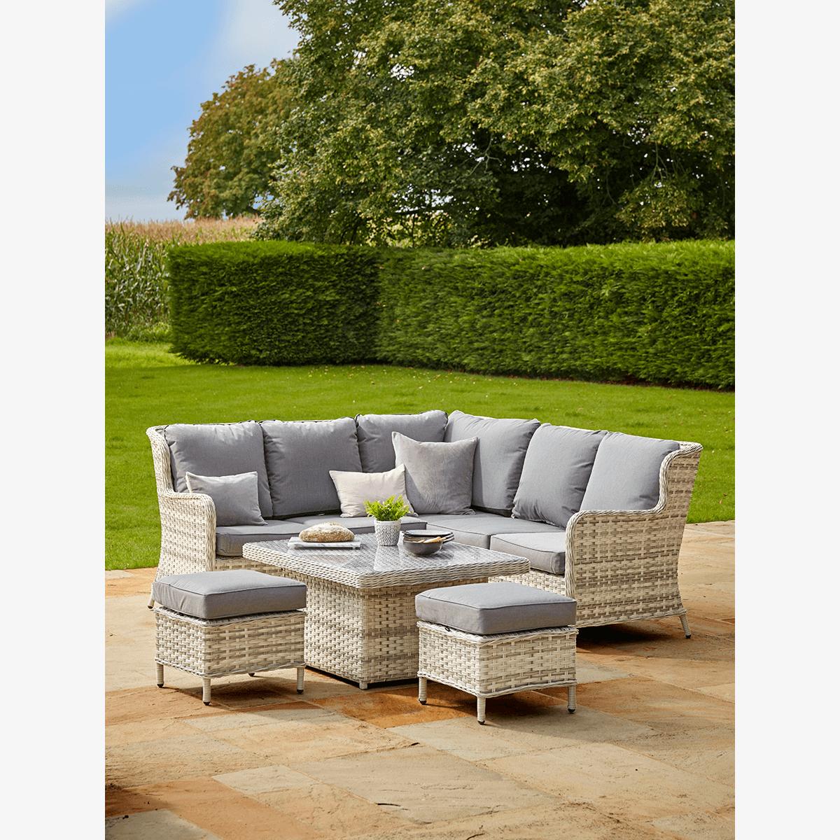 Grey Weave Compact Corner Set – image 1