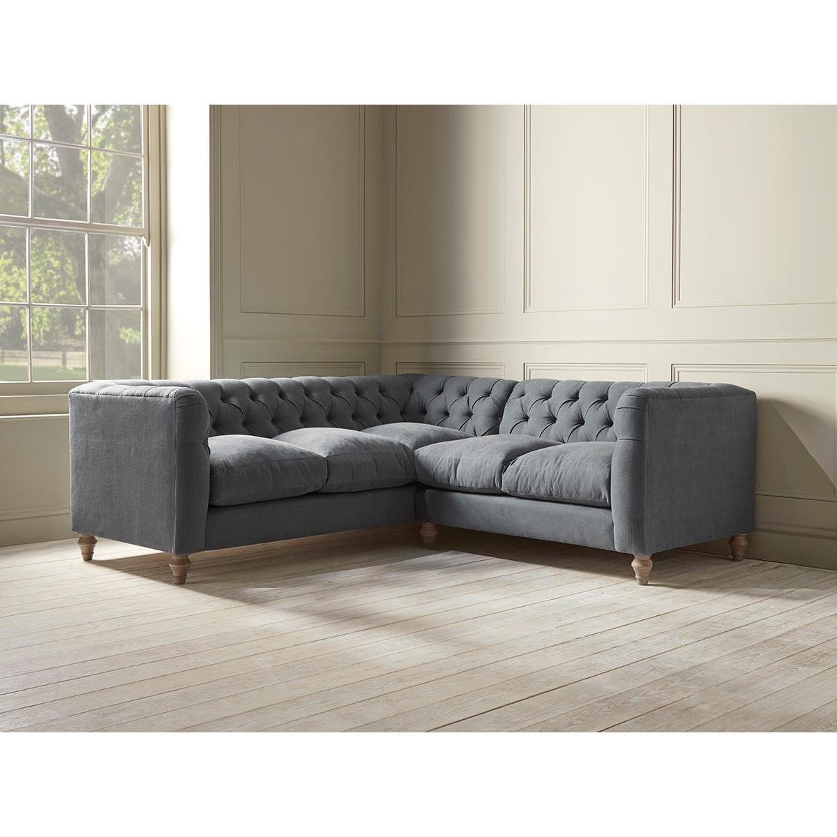 Sarnia Corner Sofa – Ivory Herringbone – image 7