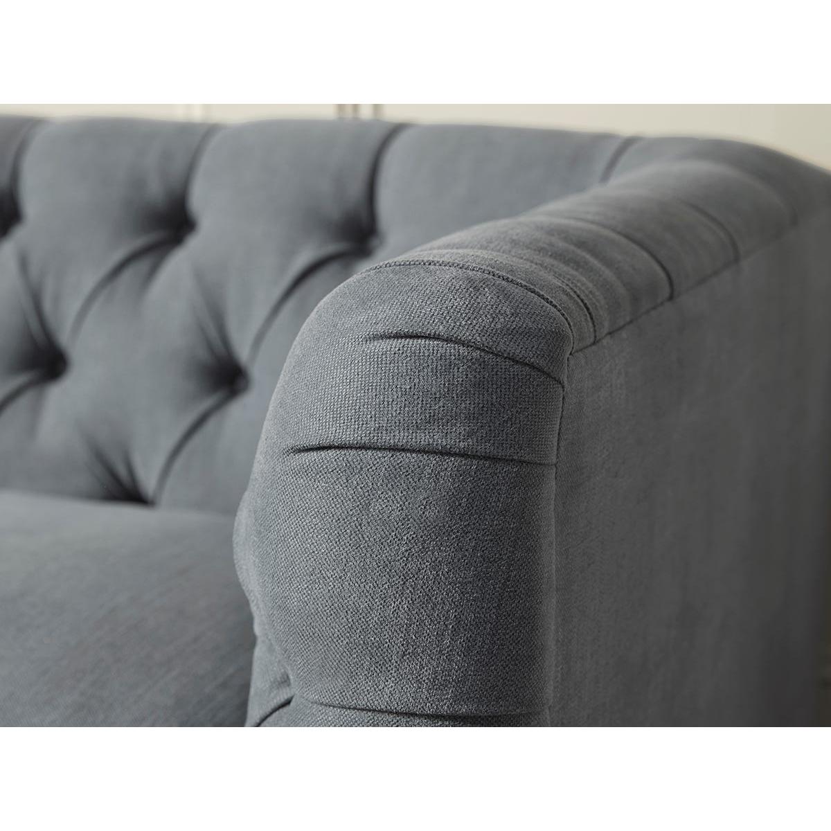 Sarnia Corner Sofa – Vintage Grey Herringbone – image 4