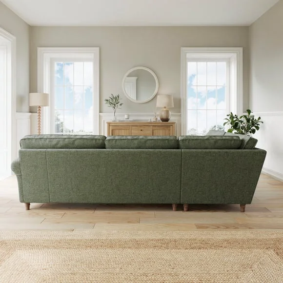 Flori Chenille Soft Texture Corner Sofa – image 2