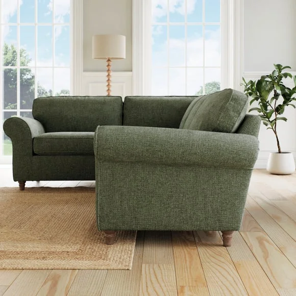 Flori Chenille Soft Texture Corner Sofa – image 3
