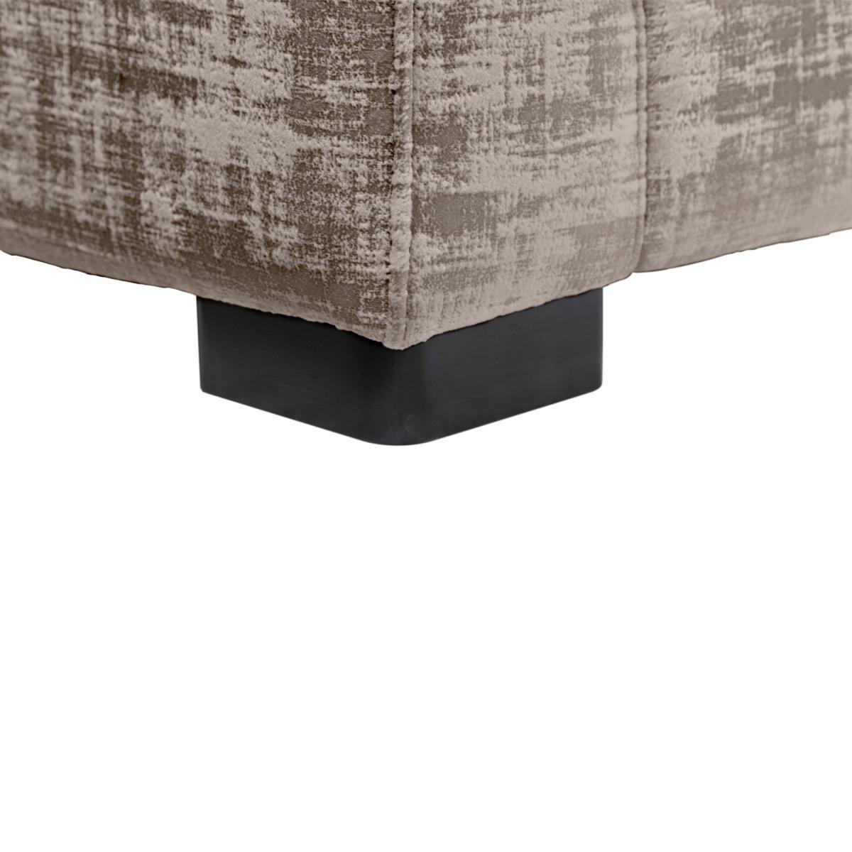 Carson Distressed Velvet Right Hand Corner Sofa Mink – image 6