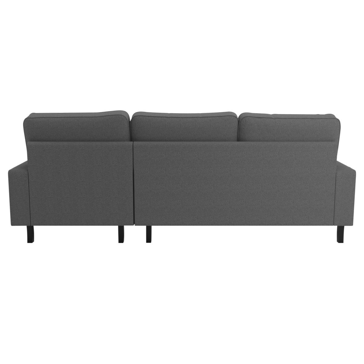 Beatrice Luna Fabric Right Hand Corner Sofa Charcoal – image 4