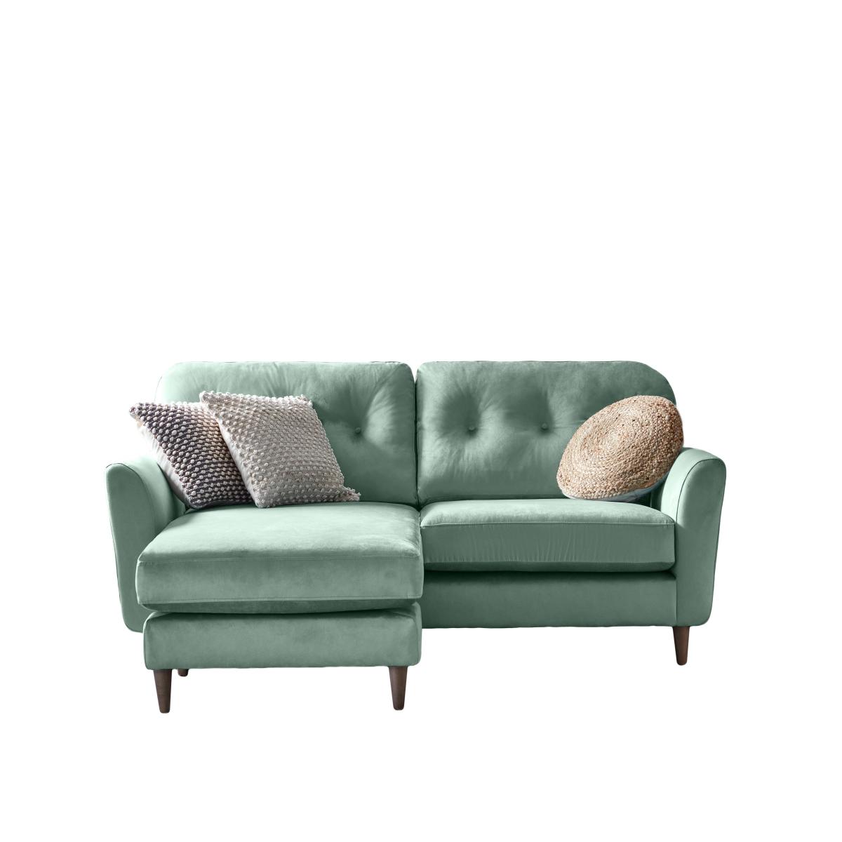 Return - Sven Opulent Velvet Reversible Corner Chaise Sofa, Mineral Opulent Velvet Mineral – image 2