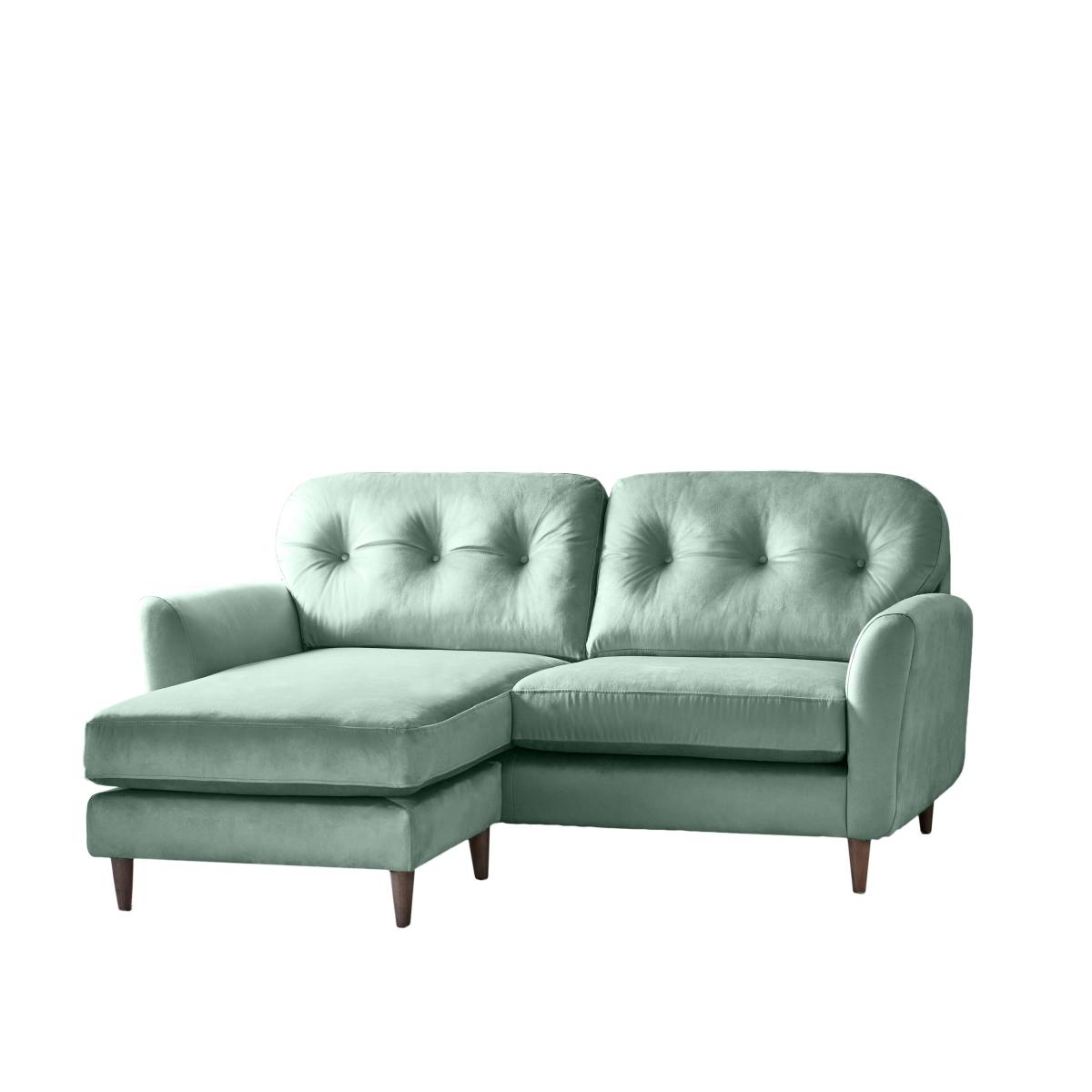 Return - Sven Opulent Velvet Reversible Corner Chaise Sofa, Mineral Opulent Velvet Mineral – image 4