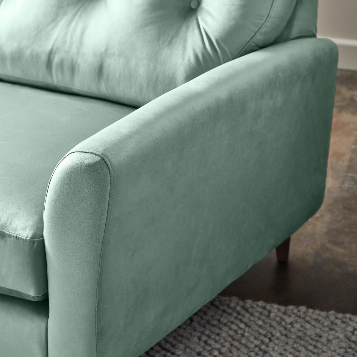 Return - Sven Opulent Velvet Reversible Corner Chaise Sofa, Mineral Opulent Velvet Mineral – image 7