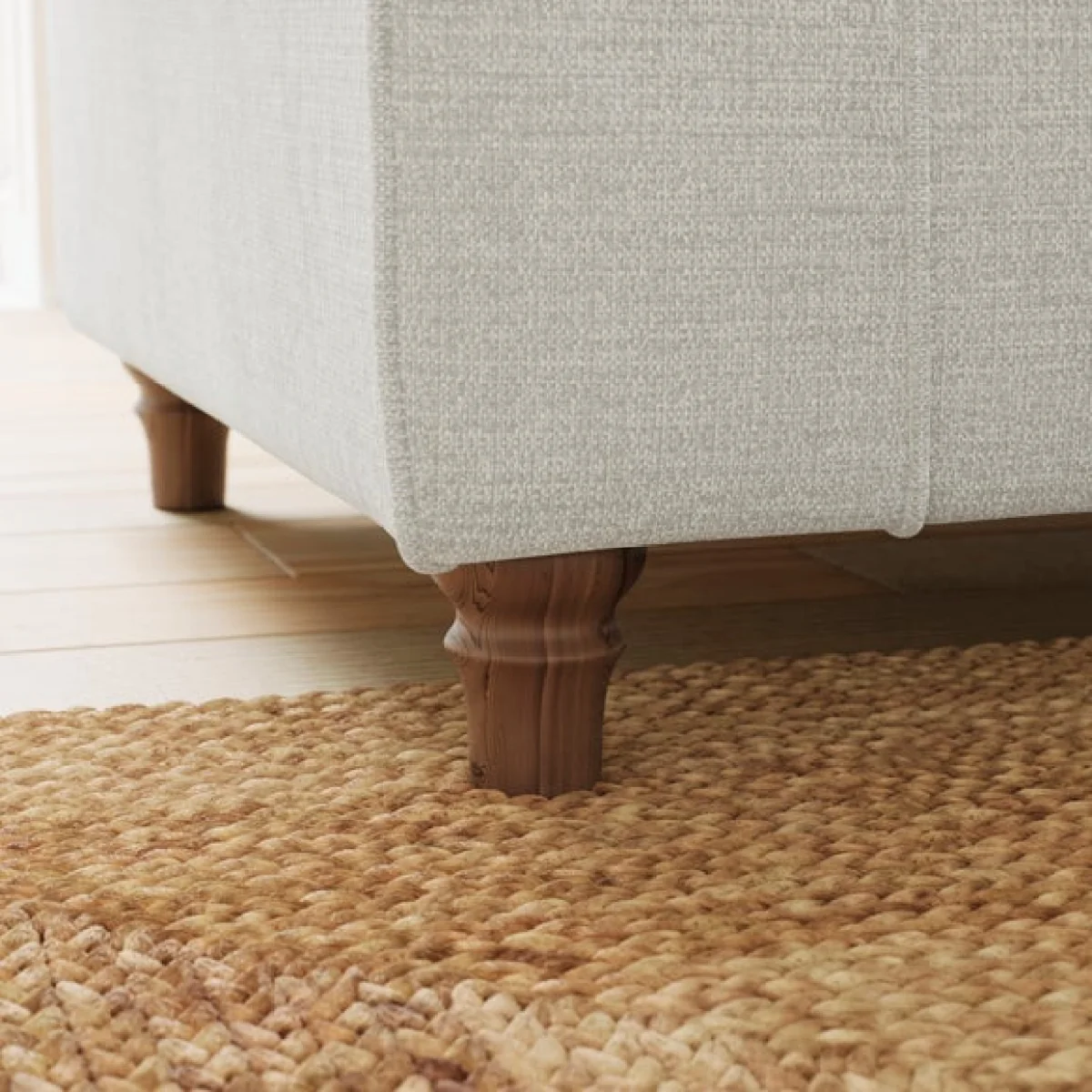 Flori Chenille Soft Texture Corner Chaise Sofa – image 5