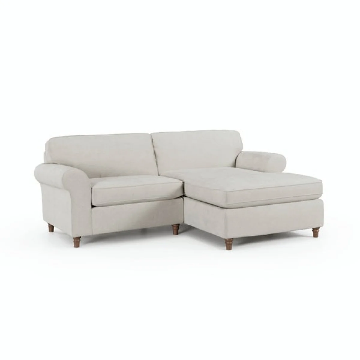 Flori Chenille Soft Texture Corner Chaise Sofa – image 6