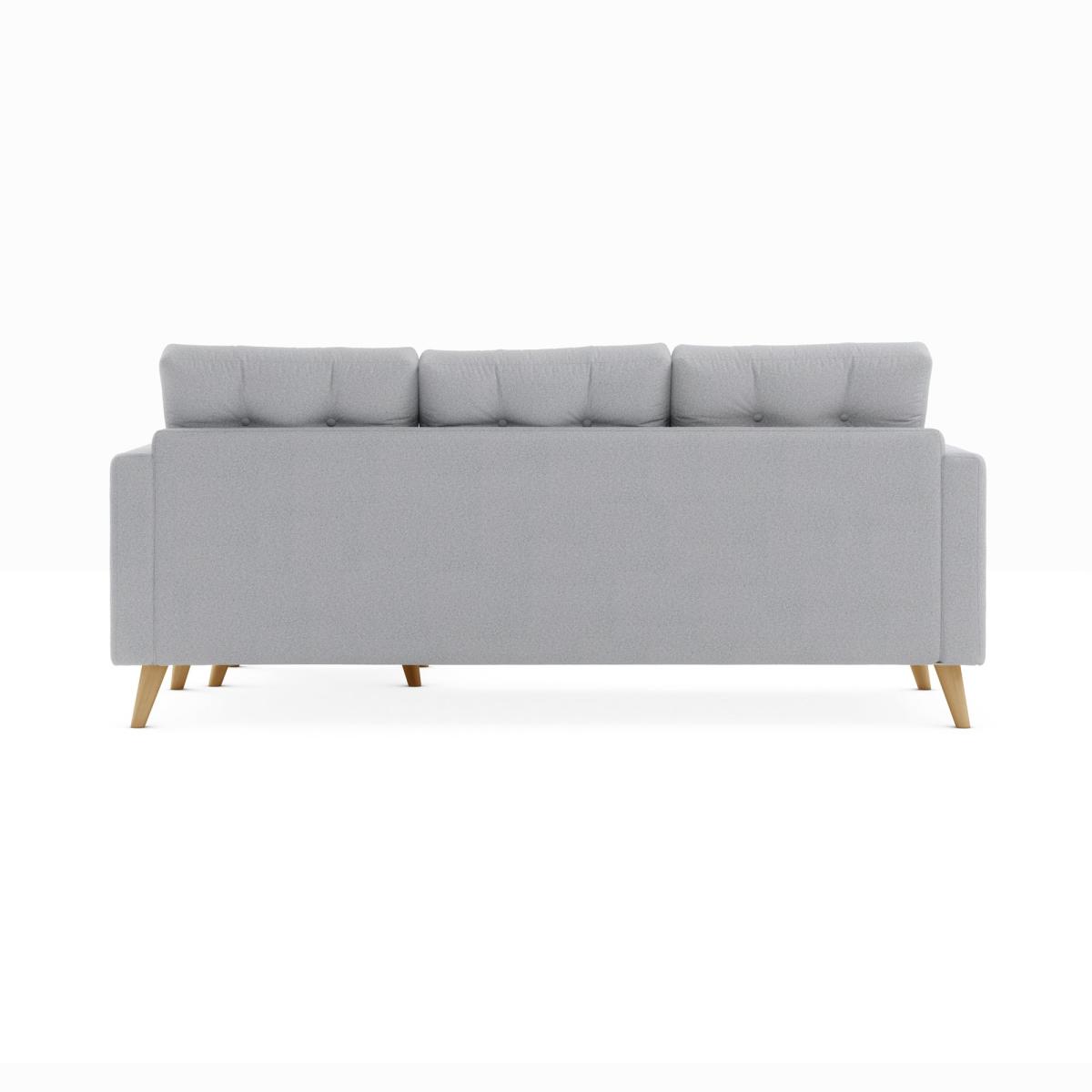 Lewes Woolly Marl Large Corner Chaise Woolly Marl Warm Grey – image 5