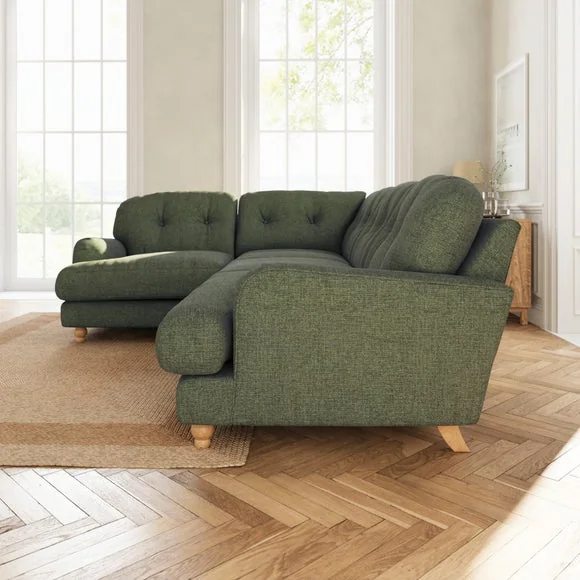 Martha Chenille Soft Texture Full Corner Sofa – image 3