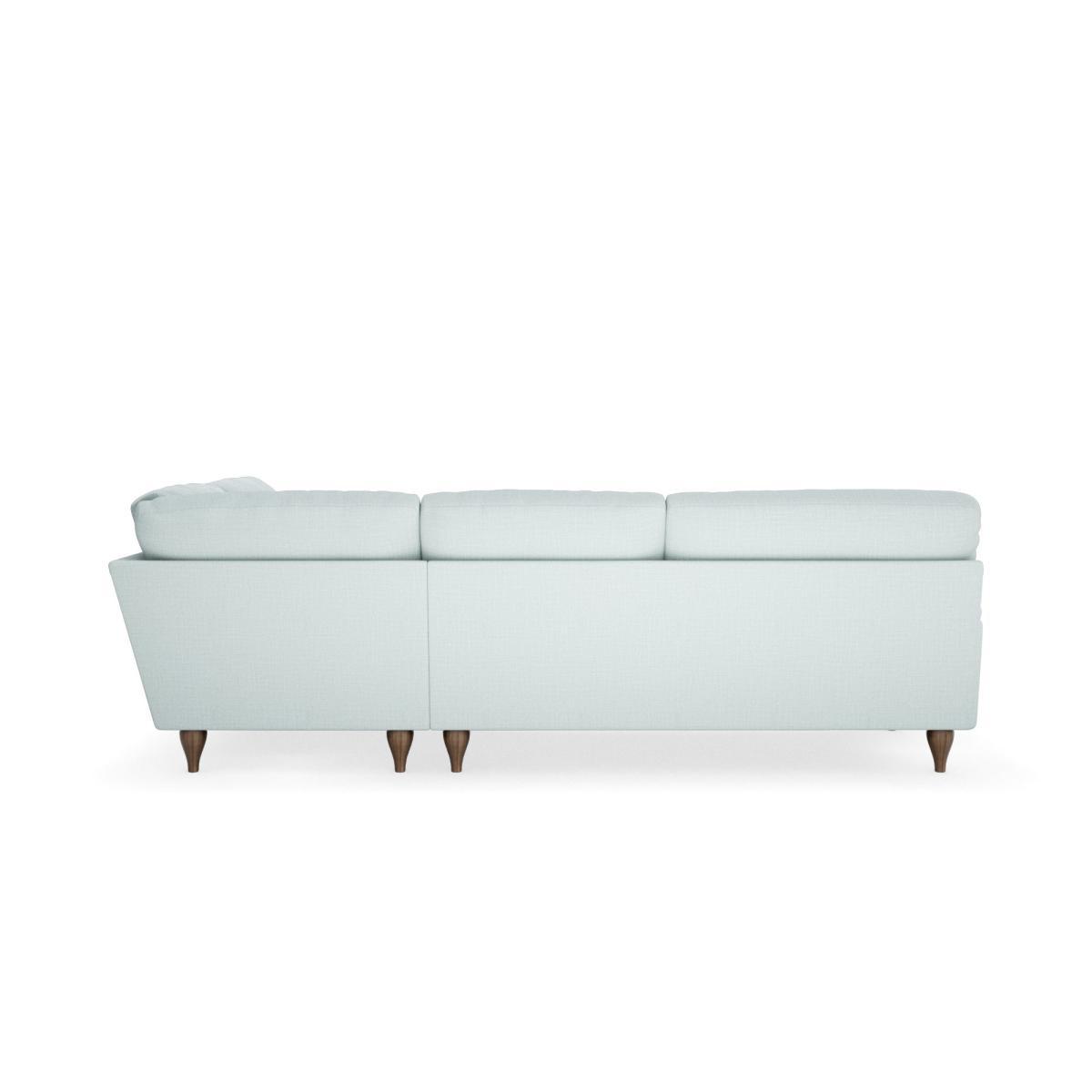 Darwin Slub Cotton Blend Right Hand Corner Sofa Slub Cotton Light Mineral – image 4