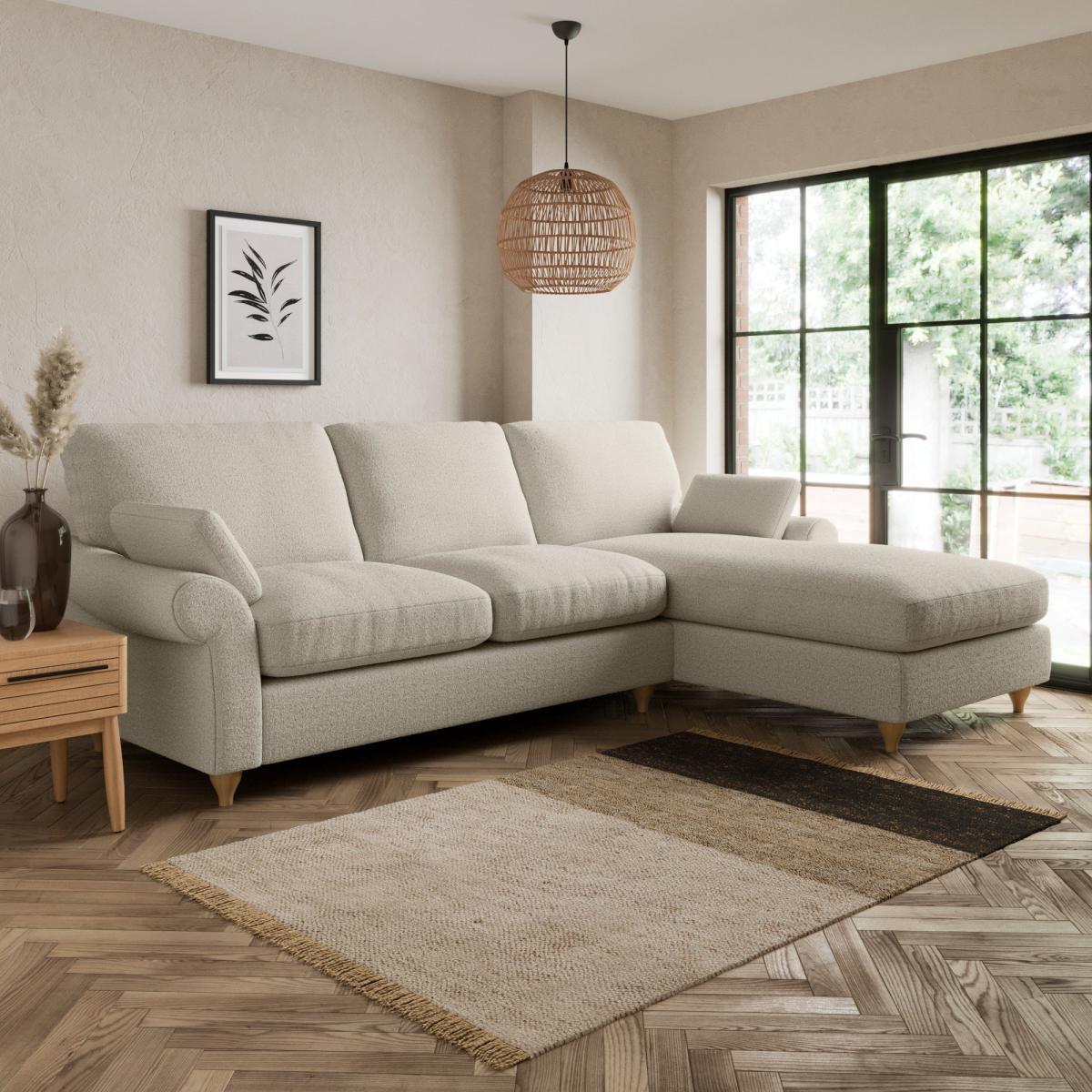 Salisbury Cosy Marl Right Hand Corner Sofa Cosy Marl Chateau Grey – image 1