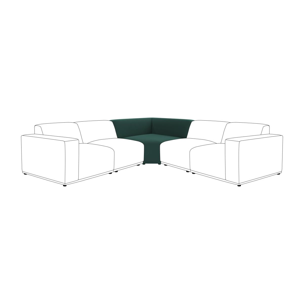 Modular Cruz Velvet Corner Seat Bottle (Green) – image 1