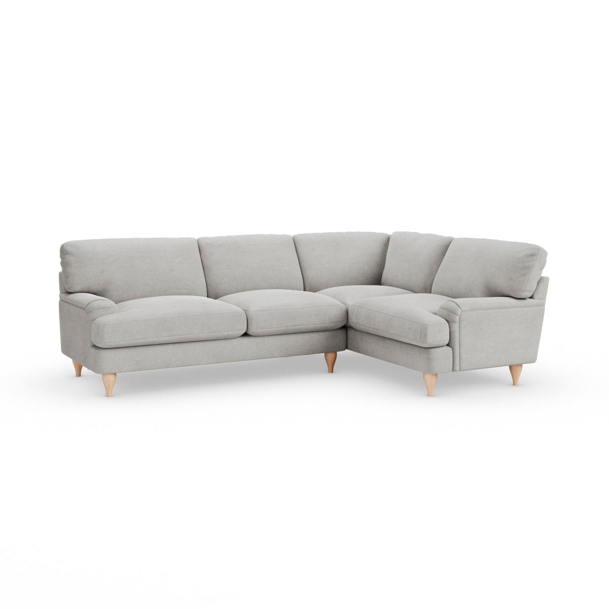 Darwin Corner Sofa Tonal Weave Silver – image 2