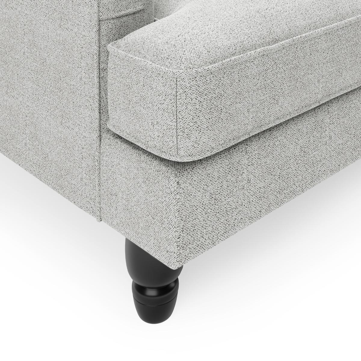 Beatrice Boucle Right Hand Corner Chaise Light Grey – image 6