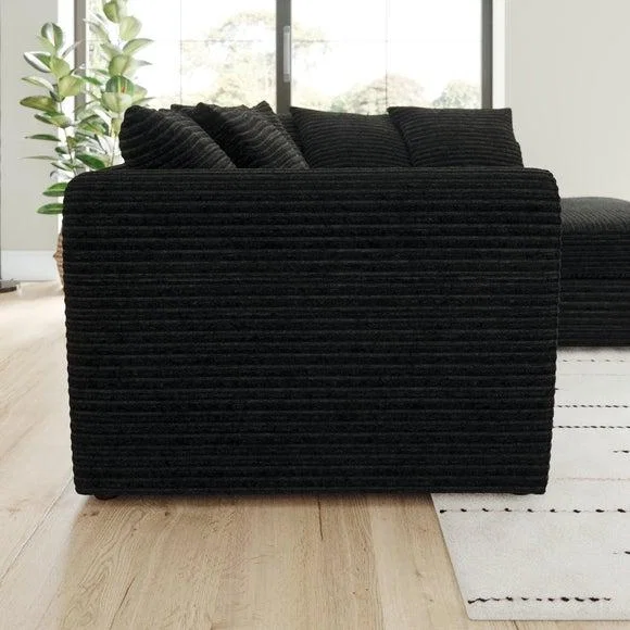 Blake Horizontal Jumbo Cord Corner Chaise Sofa – image 2