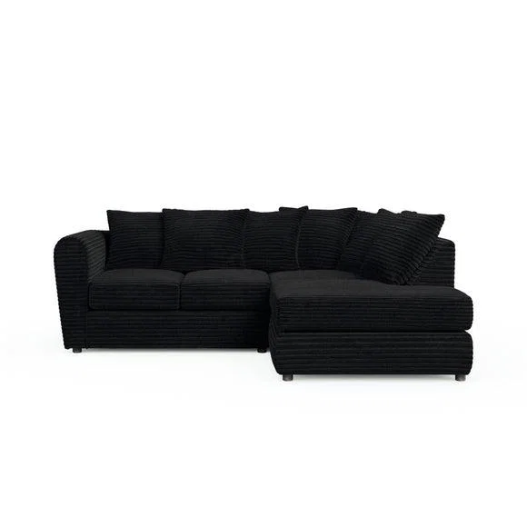 Blake Horizontal Jumbo Cord Corner Chaise Sofa – image 7