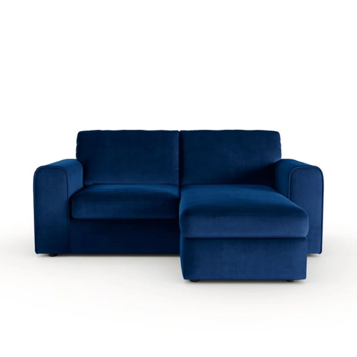 Abel Matte Velvet Reversible Corner Chaise Sofa – image 6