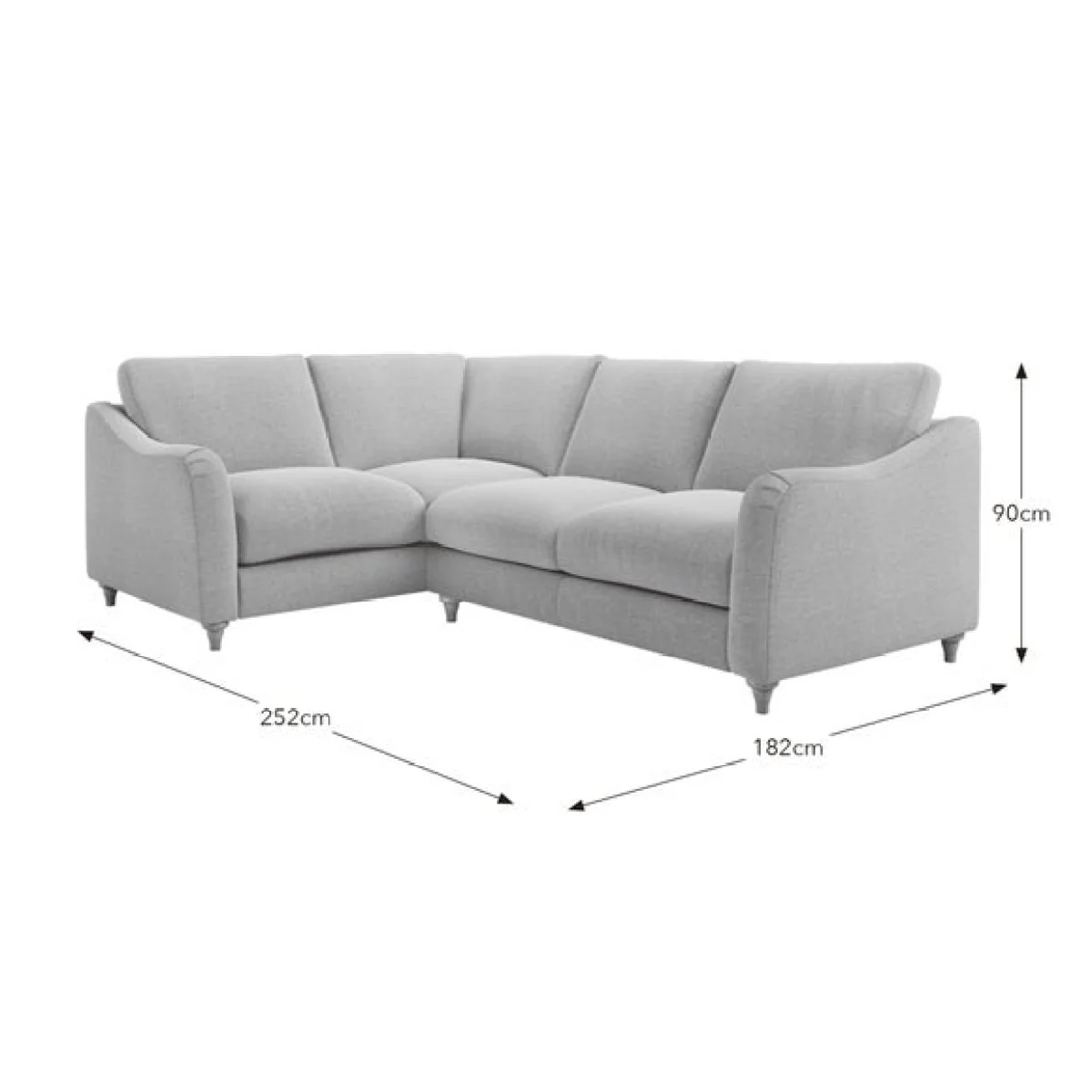 Hattie Basket Weave Corner Sofa – image 9