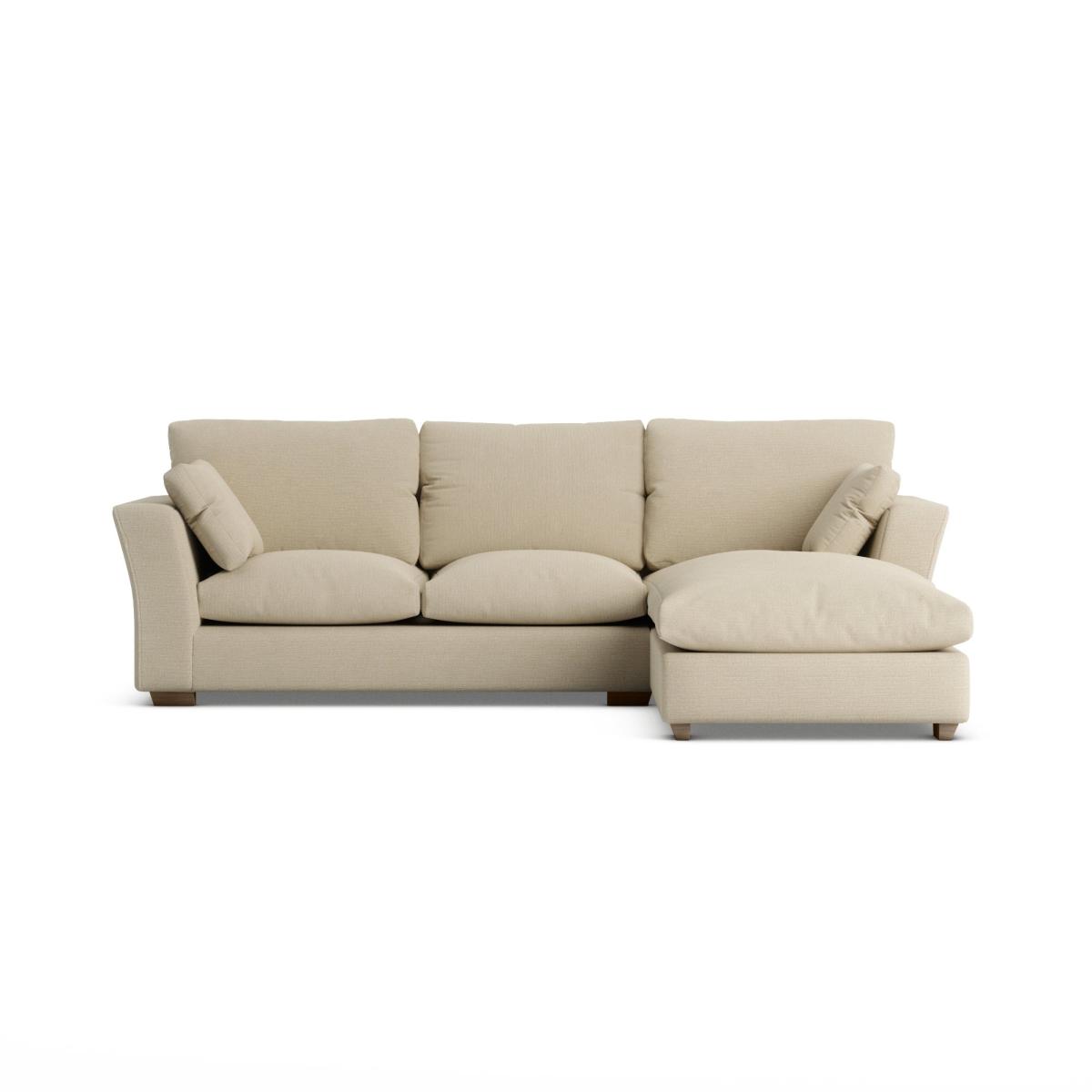 Blakeney Textured Weave Corner Chaise Sofa Textured Weave Honey – image 3
