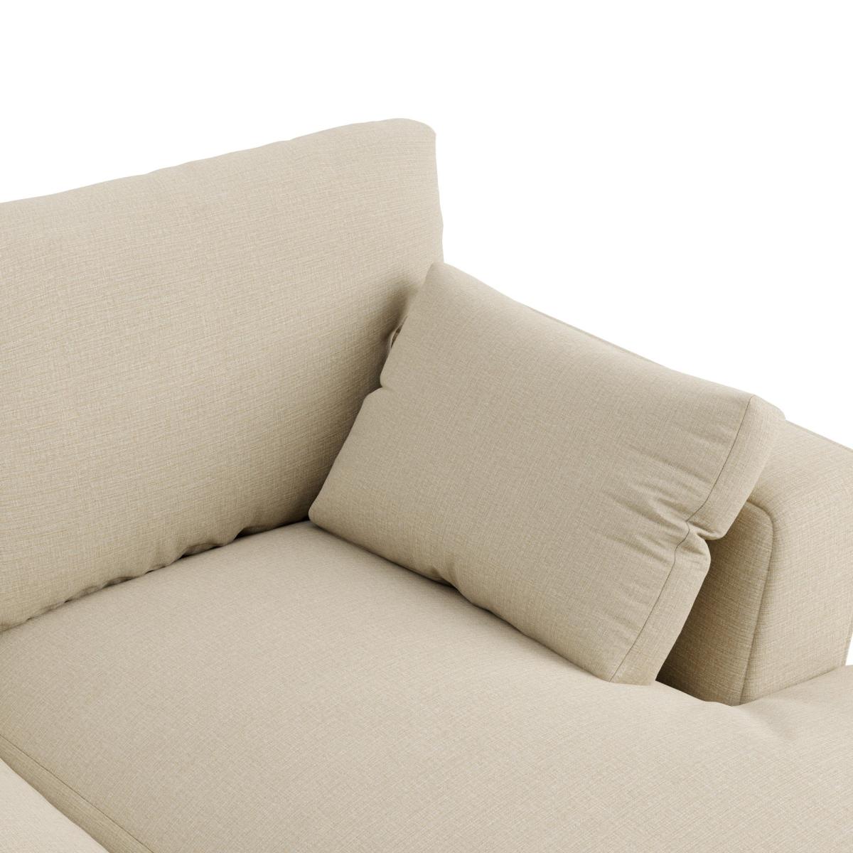 Blakeney Textured Weave Corner Chaise Sofa Textured Weave Honey – image 6