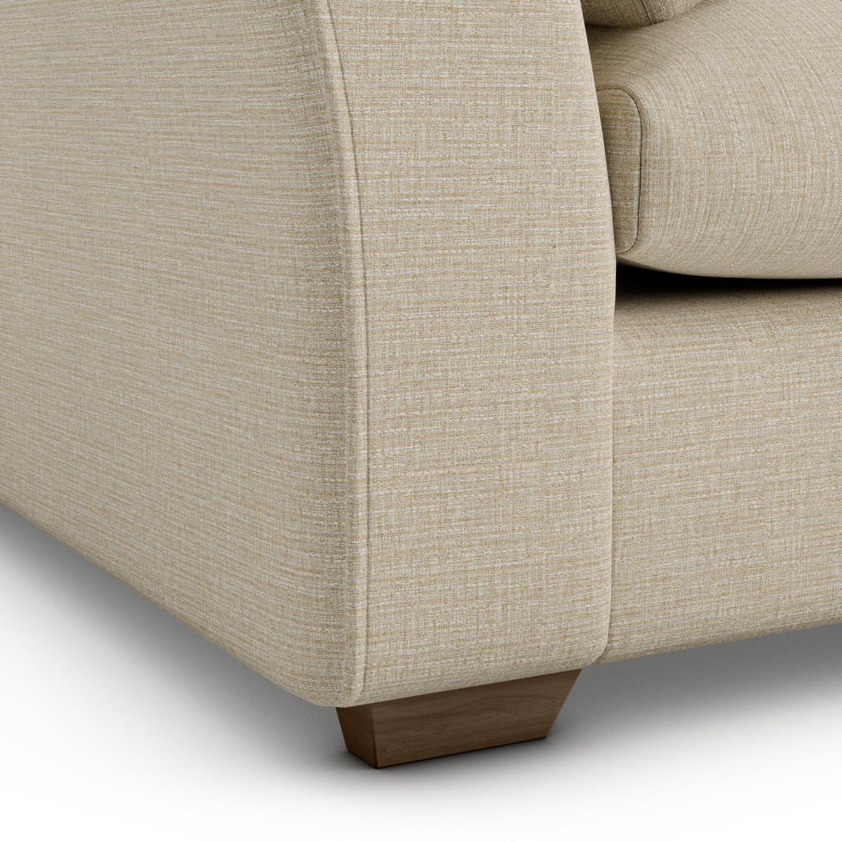 Blakeney Textured Weave Corner Chaise Sofa Textured Weave Honey – image 7