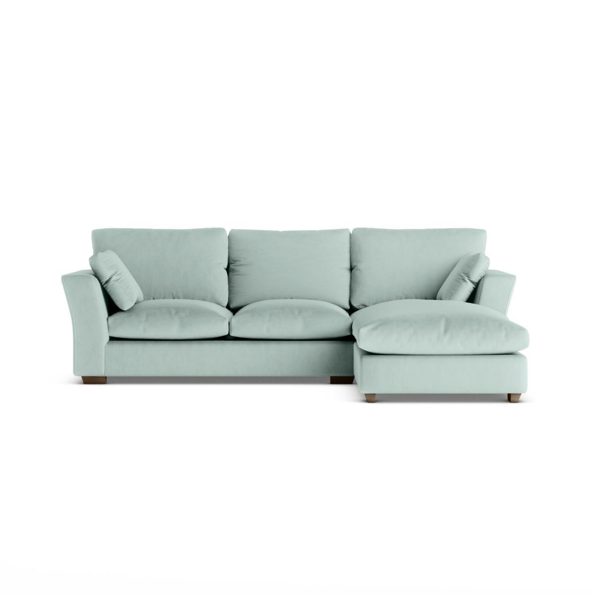 Blakeney Luxury Velvet Corner Chaise Sofa Luxury Velvet Lilypad – image 3