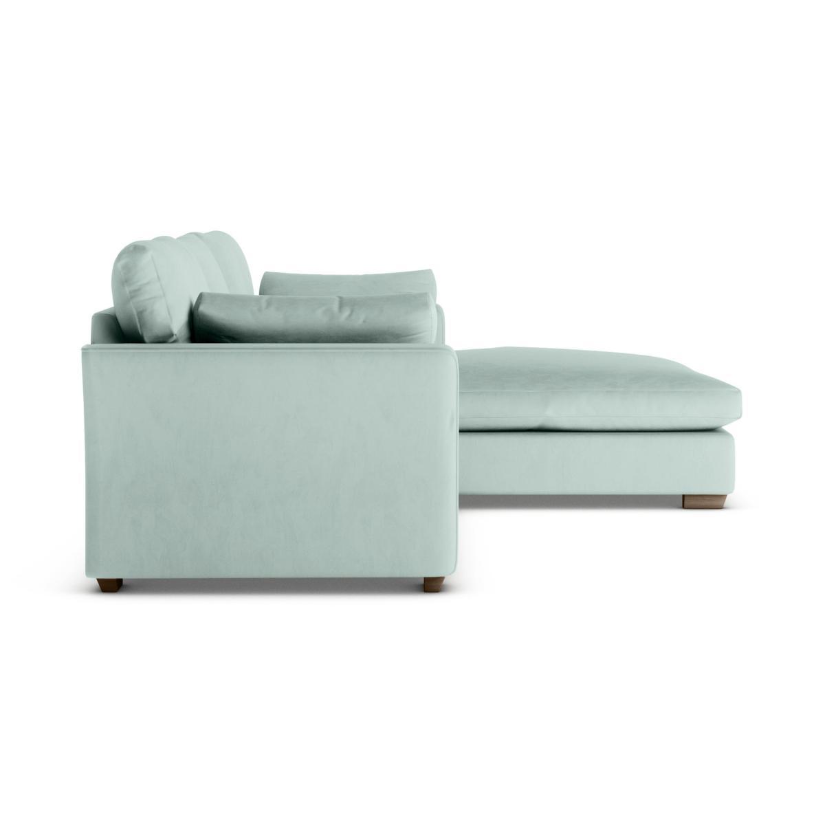 Blakeney Luxury Velvet Corner Chaise Sofa Luxury Velvet Lilypad – image 4