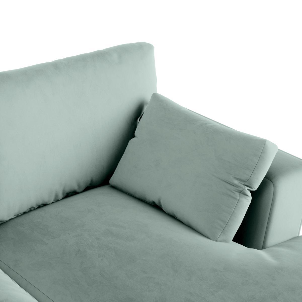 Blakeney Luxury Velvet Corner Chaise Sofa Luxury Velvet Lilypad – image 6