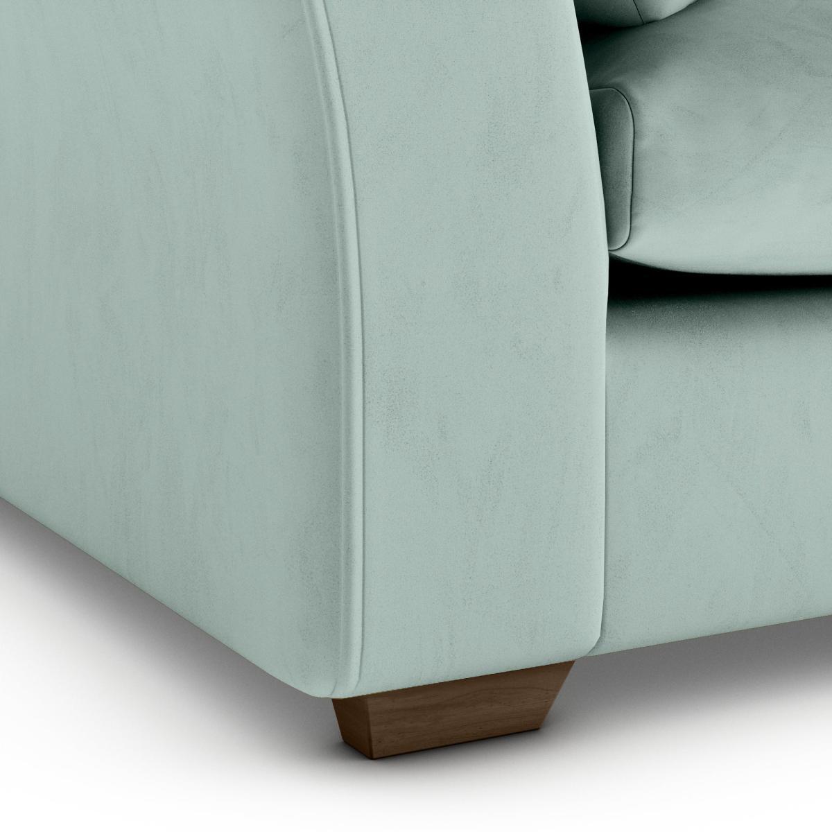 Blakeney Luxury Velvet Corner Chaise Sofa Luxury Velvet Lilypad – image 7