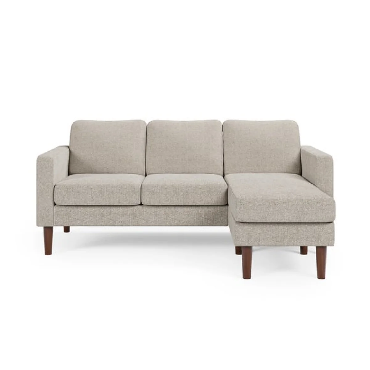 Jacob Basket Weave Reversible Compact Corner Chaise Sofa – image 7