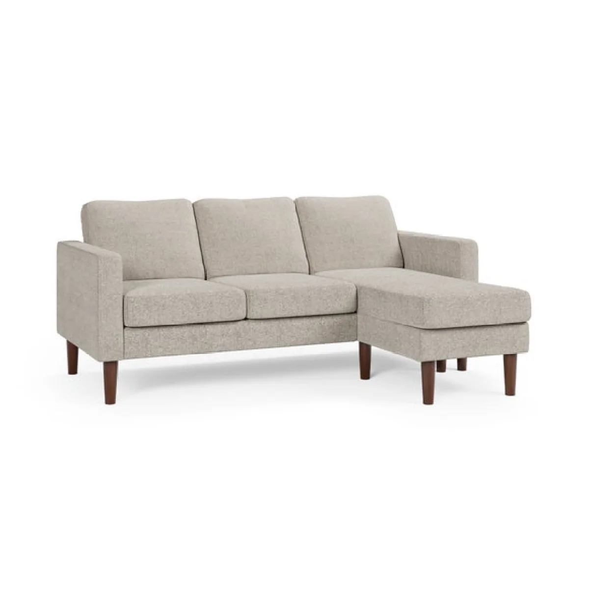 Jacob Basket Weave Reversible Compact Corner Chaise Sofa – image 8