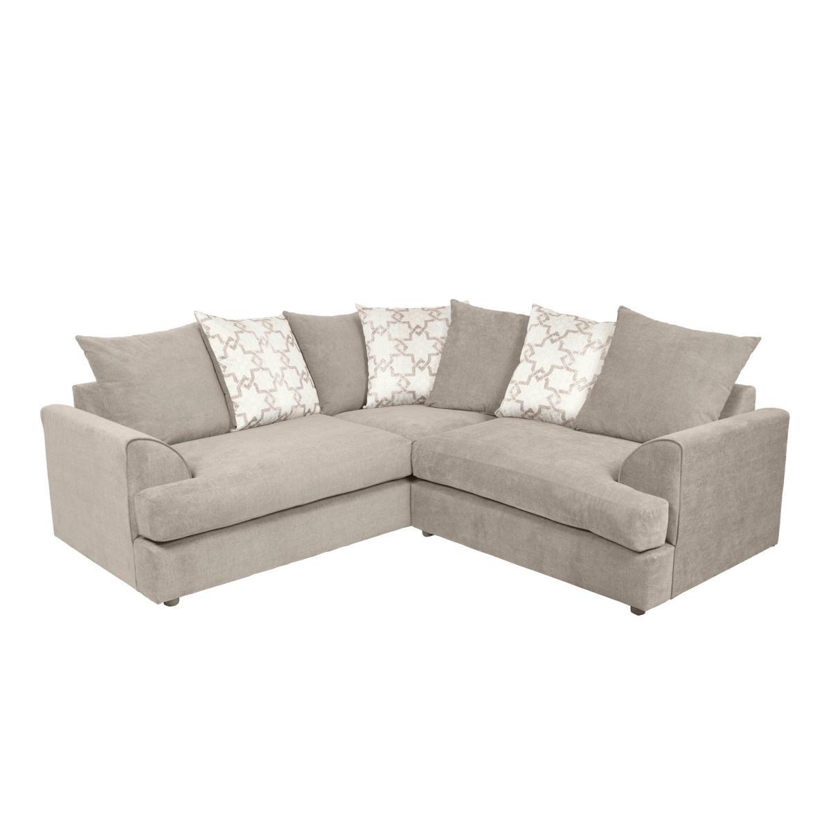 Washington Fabric Corner Sofa Grey – image 2
