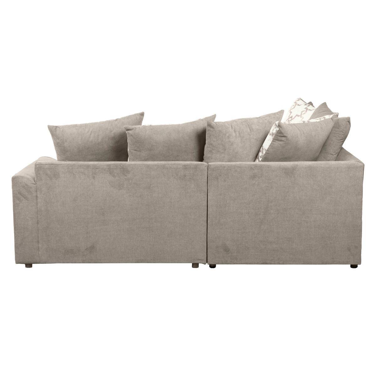 Washington Fabric Corner Sofa Grey – image 3