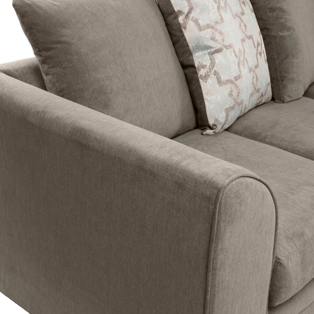 Washington Fabric Corner Sofa Grey – image 4