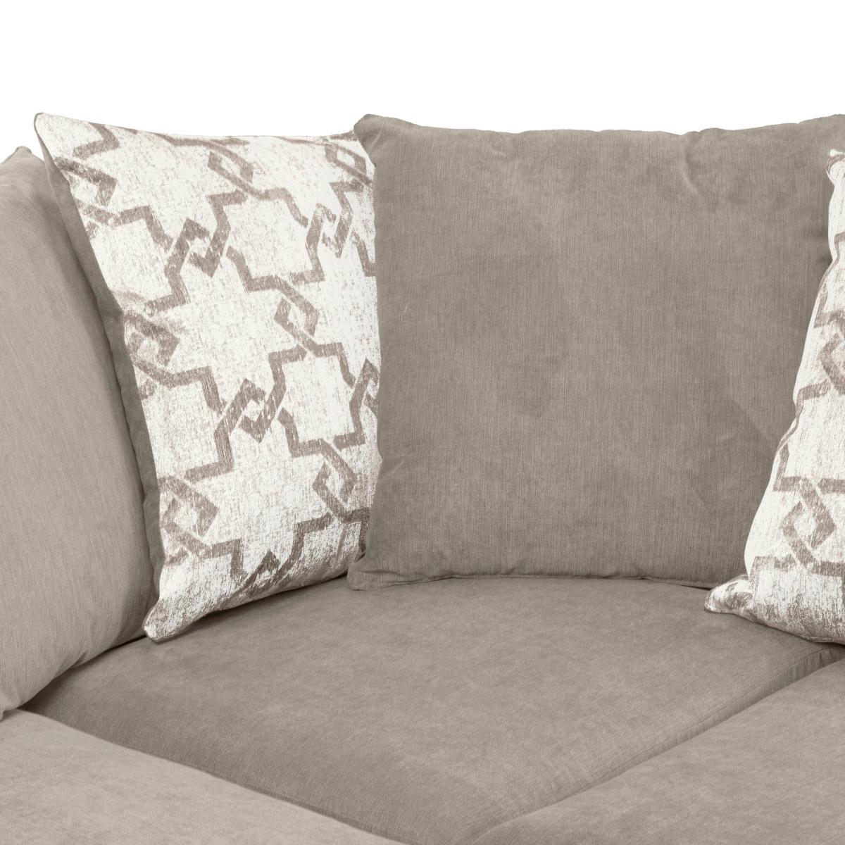 Washington Fabric Corner Sofa Grey – image 5