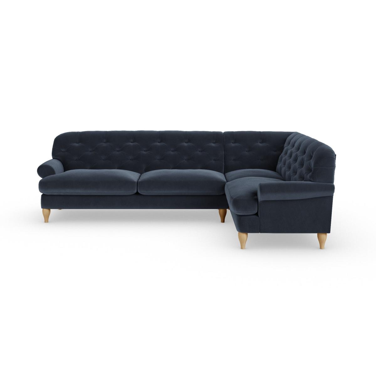 Canterbury Corner Sofa Cosy Velvet Navy – image 7