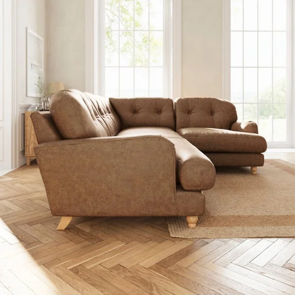 Martha Arizona Faux Leather Full Corner Sofa – image 3