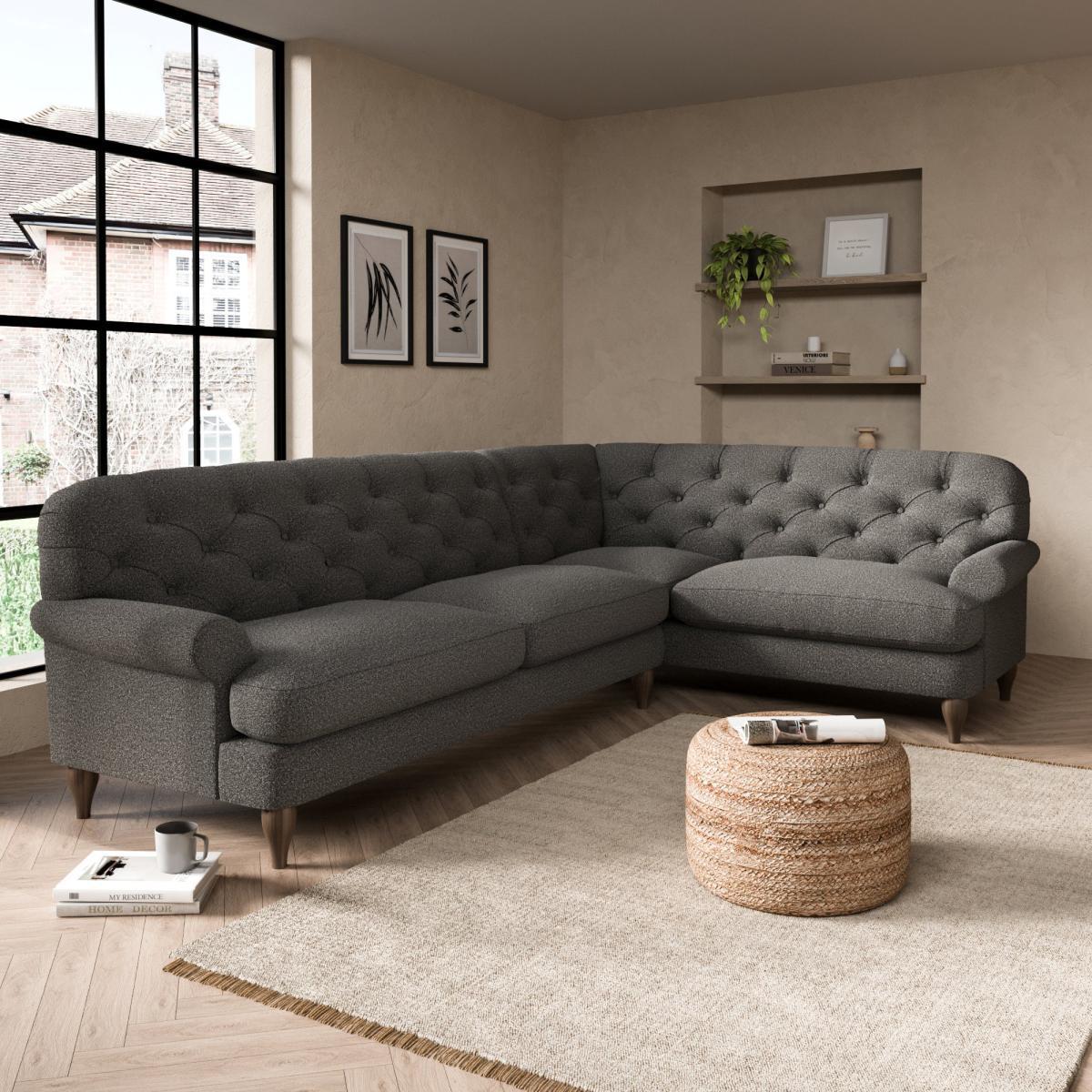 Canterbury Cosy Marl Right Hand Corner Sofa Cosy Marl Granite – image 1