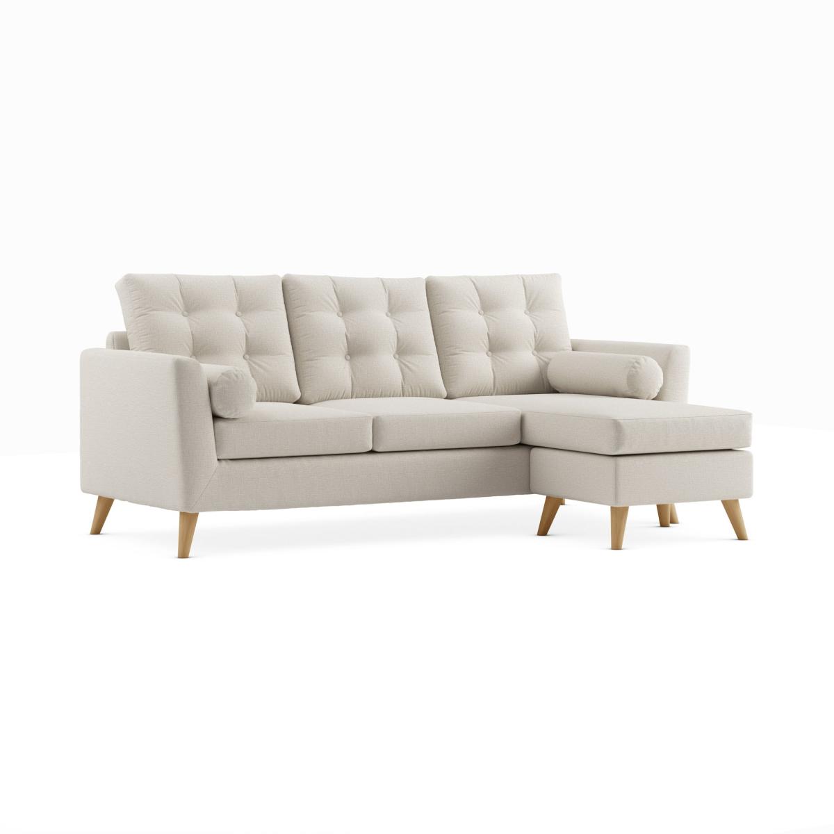 Lewes Textured Weave Large Corner Chaise Textured Weave Sandstone – image 2
