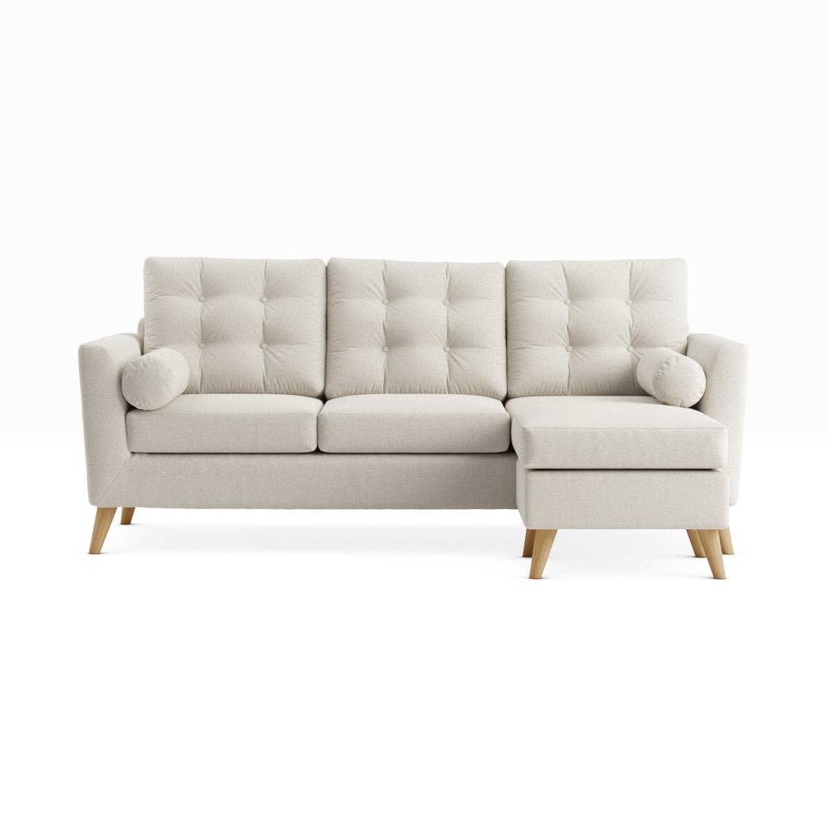 Lewes Textured Weave Large Corner Chaise Textured Weave Sandstone – image 3