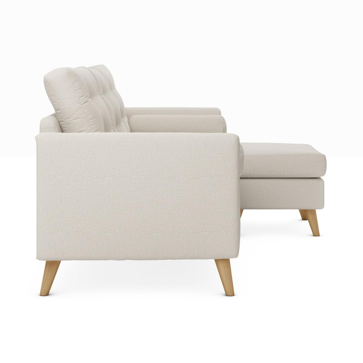 Lewes Textured Weave Large Corner Chaise Textured Weave Sandstone – image 4