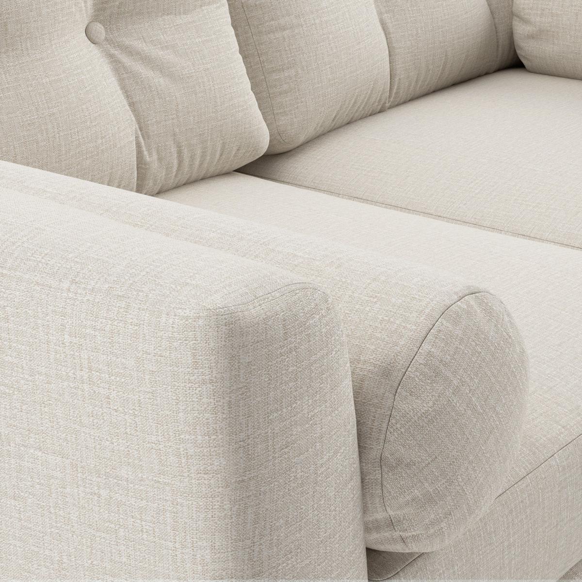 Lewes Textured Weave Large Corner Chaise Textured Weave Sandstone – image 8