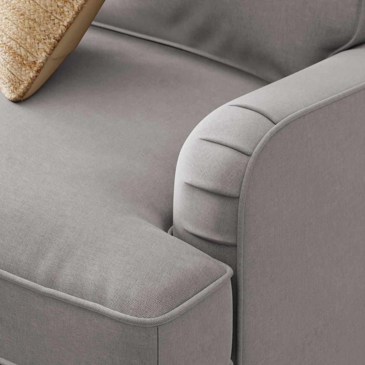 Beatrice Flatweave Grey Corner Chaise Sofa Flatweave Grey – image 4