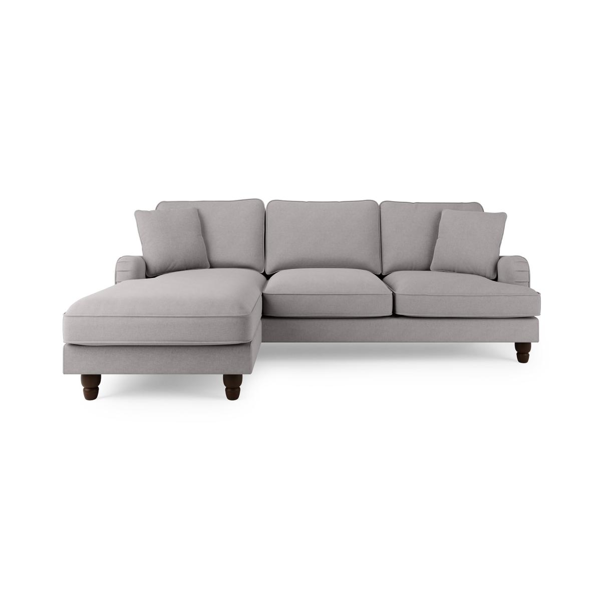 Beatrice Flatweave Grey Corner Chaise Sofa Flatweave Grey – image 7