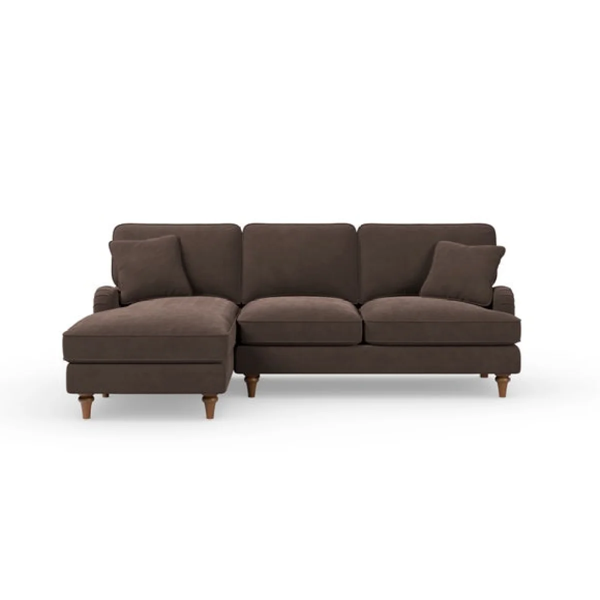 Beatrice II Velvet Corner Chaise Sofa – image 7