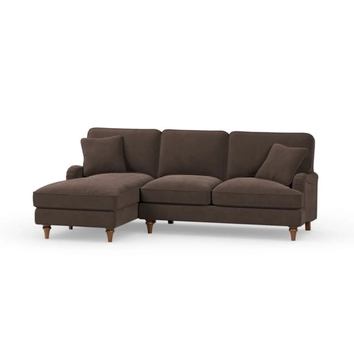 Beatrice II Velvet Corner Chaise Sofa – image 8