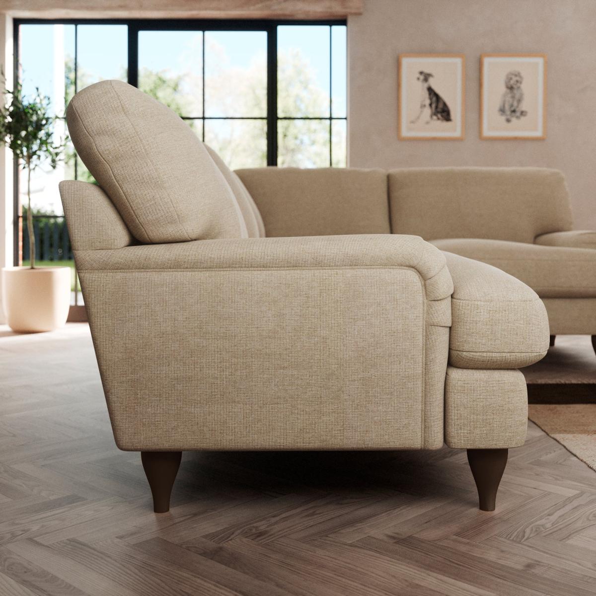 Darwin Corner Sofa Tonal Weave Natural – image 3