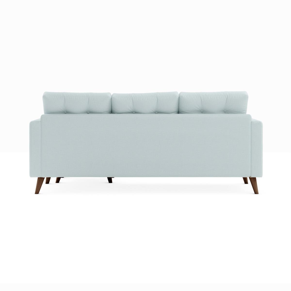 Lewes Slub Cotton Blend Large Corner Chaise Slub Cotton Blend Light Mineral – image 5