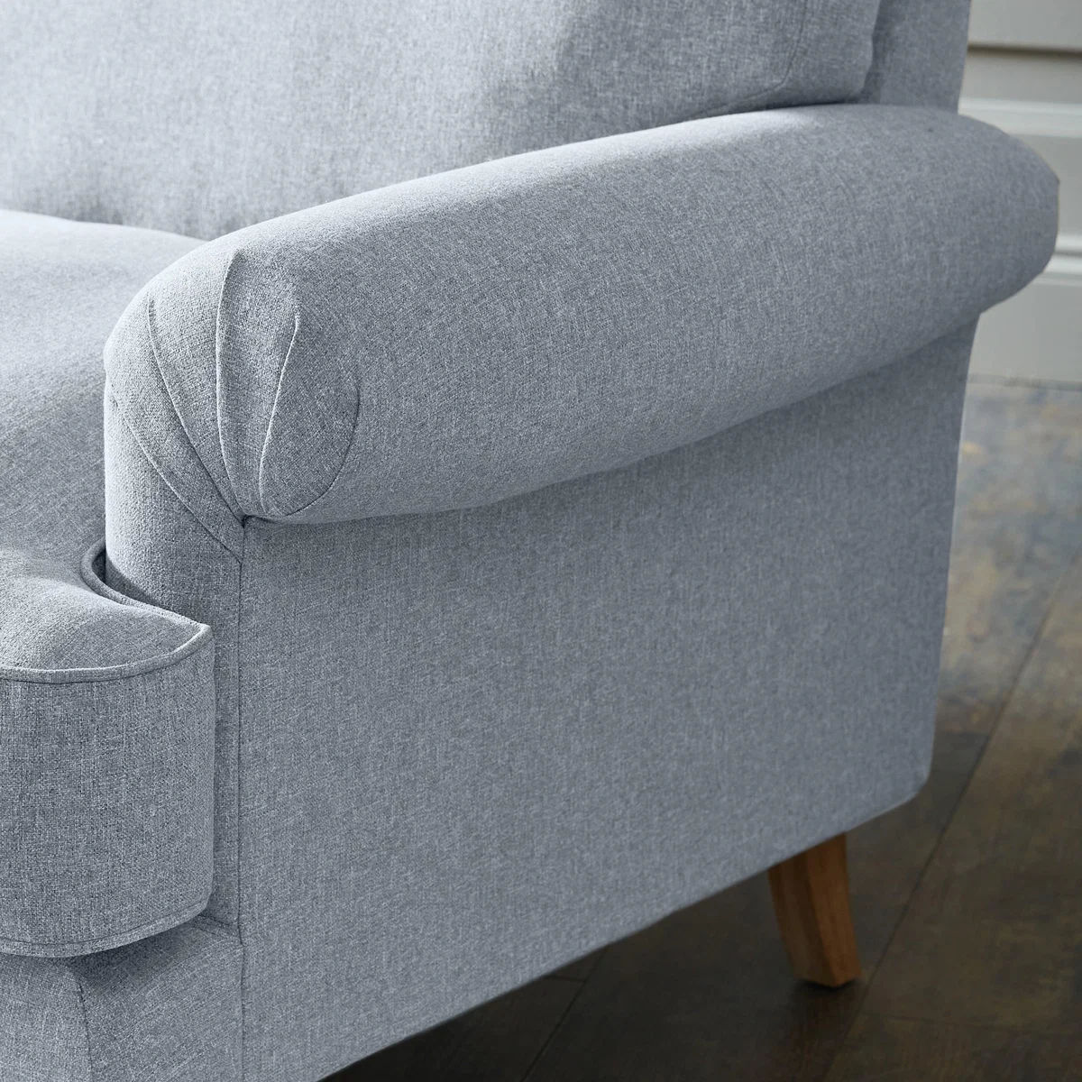 Jolene Soft Texture Corner Chaise Sofa Soft Texture Soft Blue – image 6